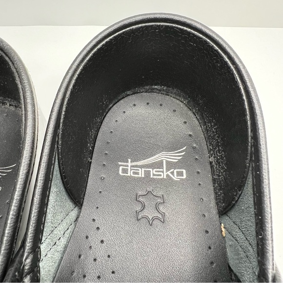 Dansko Black Color Splash Slip On Comfort Clog Mules Nurse Medical Shoes EU 40 - Picture 4 of 16